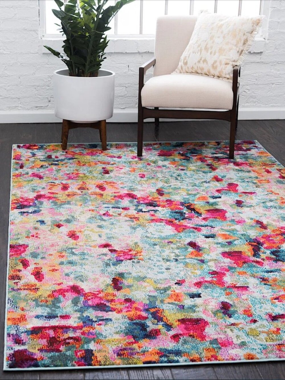 Hashimoto Washable Abstract Indoor Rug - Picture 4 of 4